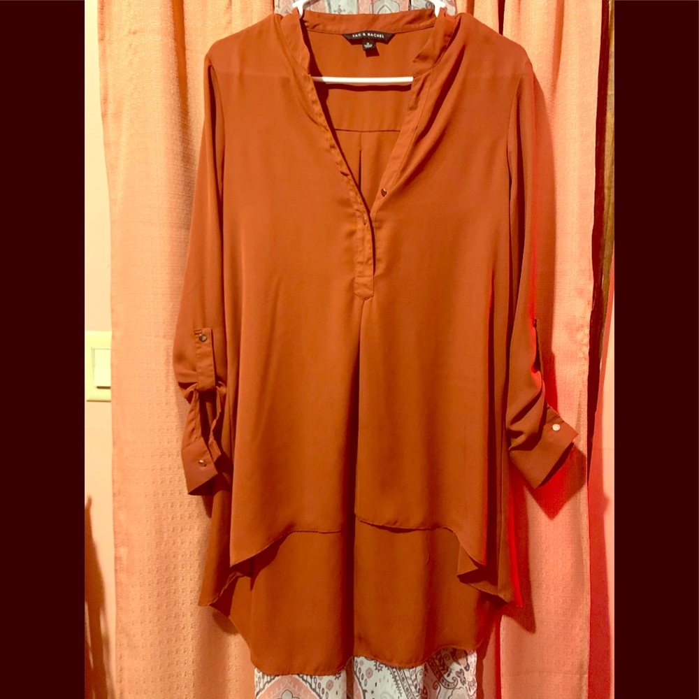 LS Sheer Tunic Top